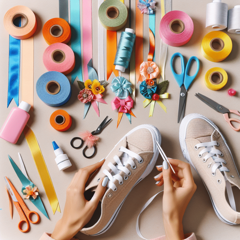 Cómo Usar Cintas Decorativas en la Personalización de Zapatillas