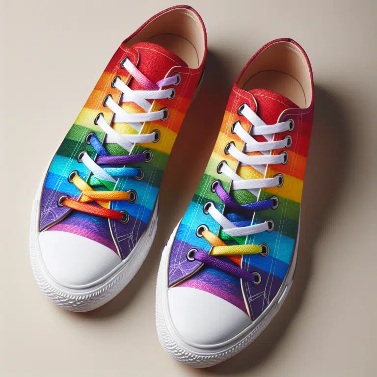 Cómo Crear Zapatillas Inspiradas en los Colores del Arcoíris