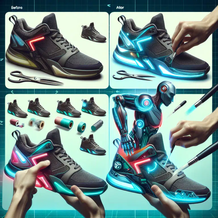 Cómo Personalizar Zapatillas con Elementos Futuristas