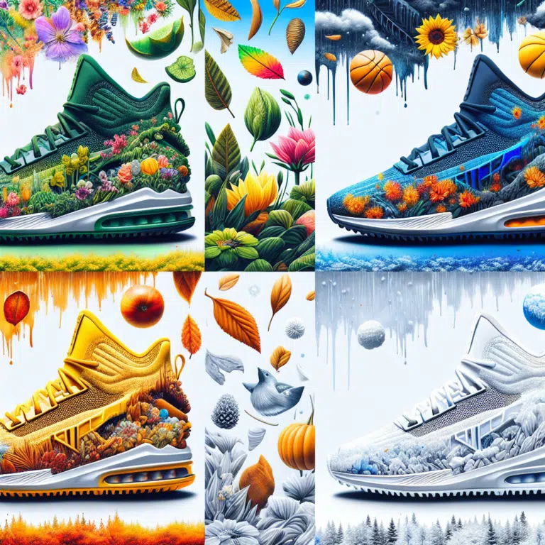 Diseños de Zapatillas Inspirados en las Estaciones del Año