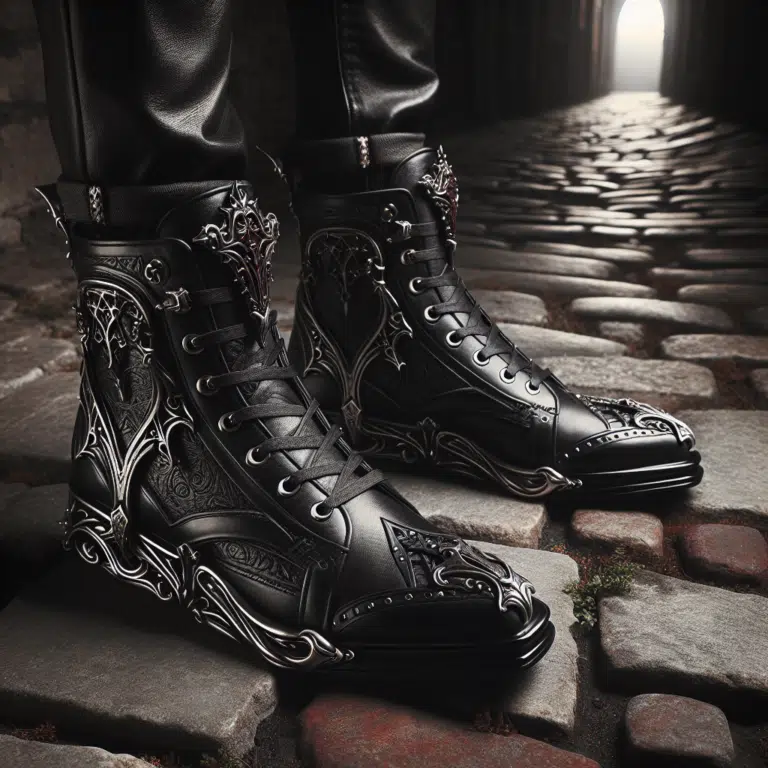 Zapatillas Personalizadas con Estilo Gótico: Oscuridad y Elegancia