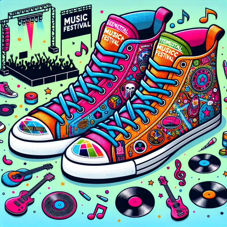 Zapatillas Temáticas de Festivales de Música: Cómo Destacar