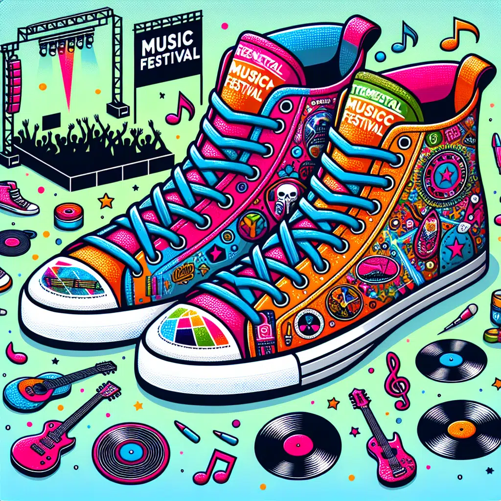 Zapatillas Temáticas de Festivales de Música: Cómo Destacar