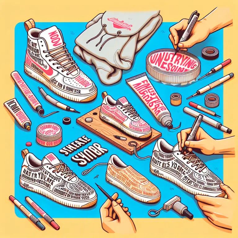 Cómo Personalizar Zapatillas con Letras y Frases Inspiradoras