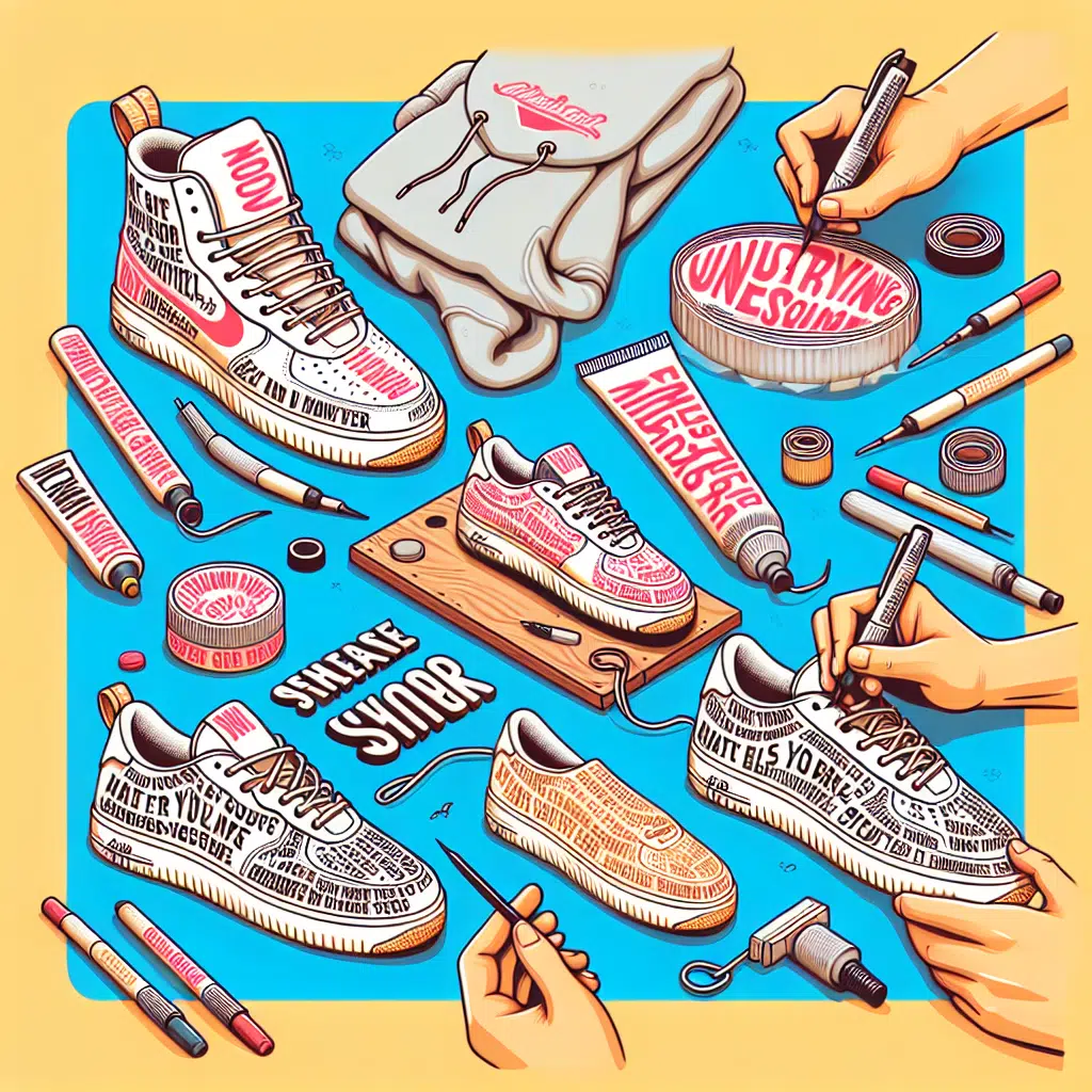 Cómo Personalizar Zapatillas con Letras y Frases Inspiradoras