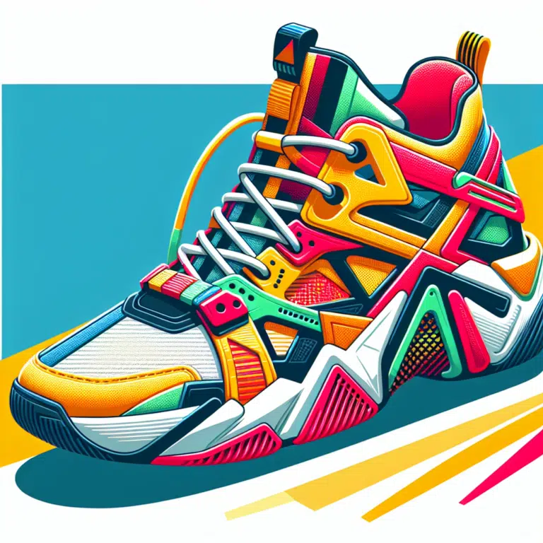 Diseño de Zapatillas Inspirado en el Futurismo de los 80s