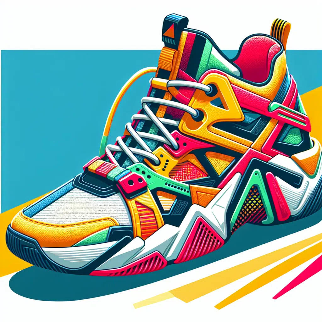 Diseño de Zapatillas Inspirado en el Futurismo de los 80s