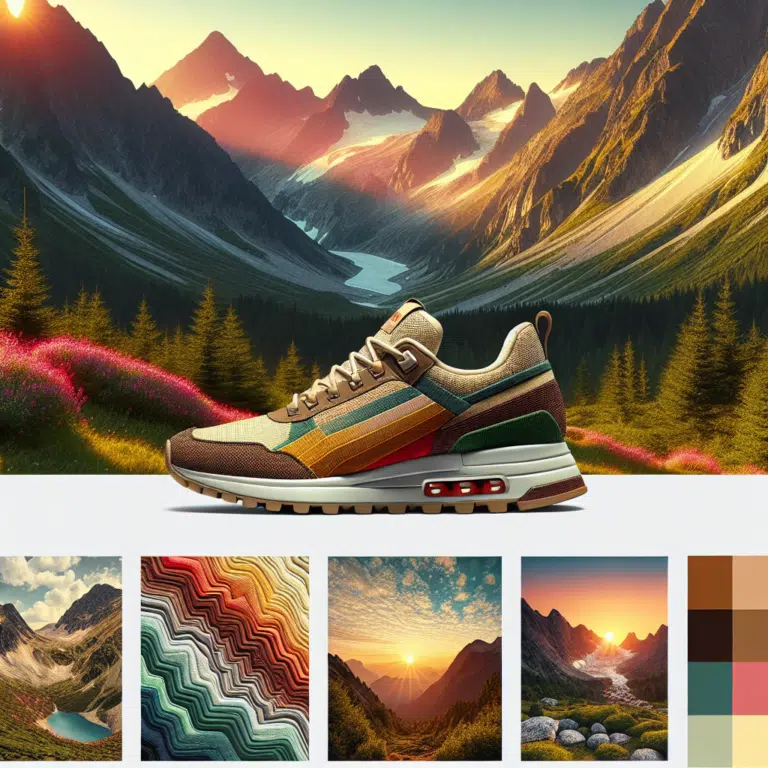 Zapatillas Personalizadas con Estilos Inspirados en las Montañas