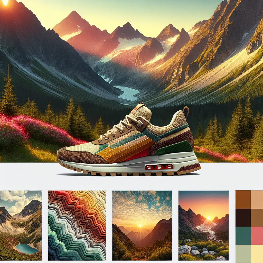 Zapatillas Personalizadas con Estilos Inspirados en las Montañas