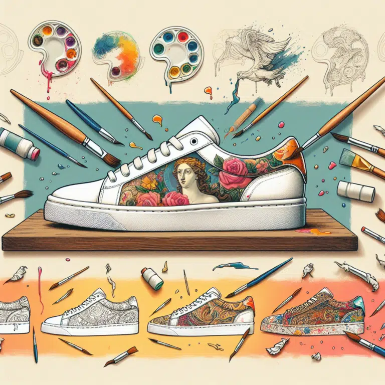 Tutorial para Zapatillas Inspiradas en Obras Clásicas de Pintura