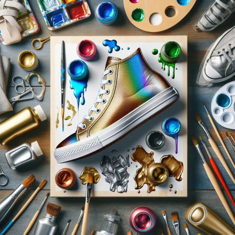 Tutorial para Diseñar Zapatillas con Pinturas Metalizadas