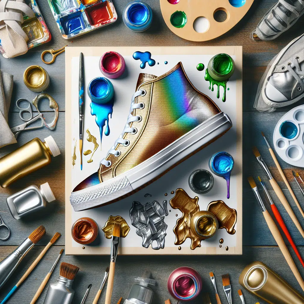 Tutorial para Diseñar Zapatillas con Pinturas Metalizadas