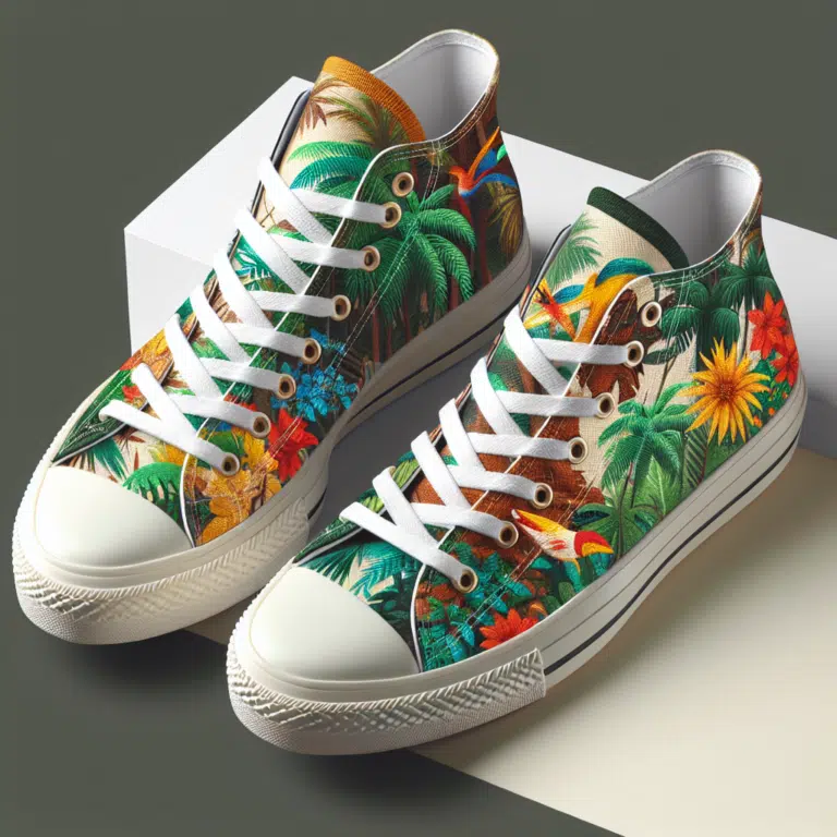Zapatillas Personalizadas con Estampados de Selva Tropical